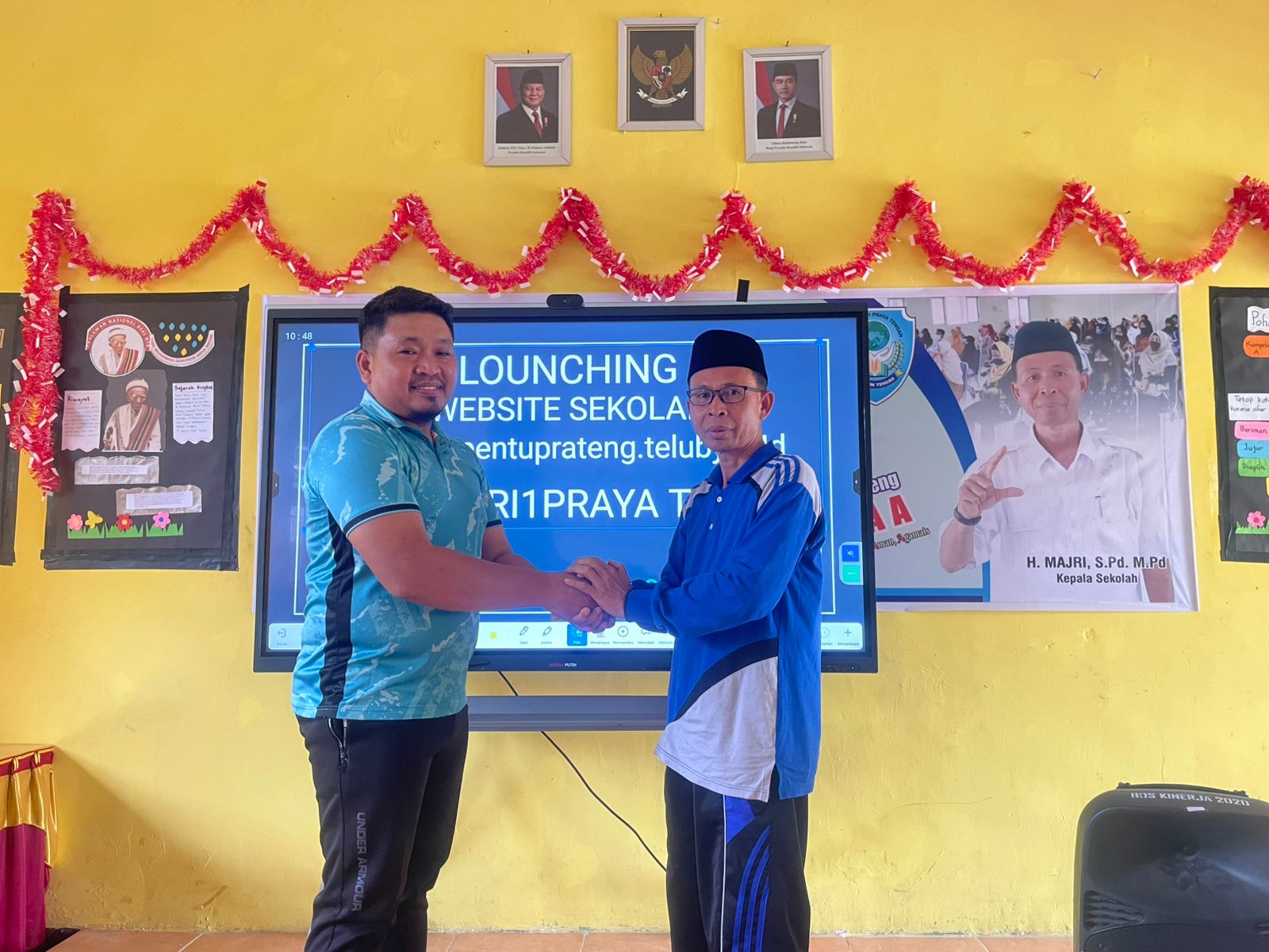 Serah Terima Web Sekolah